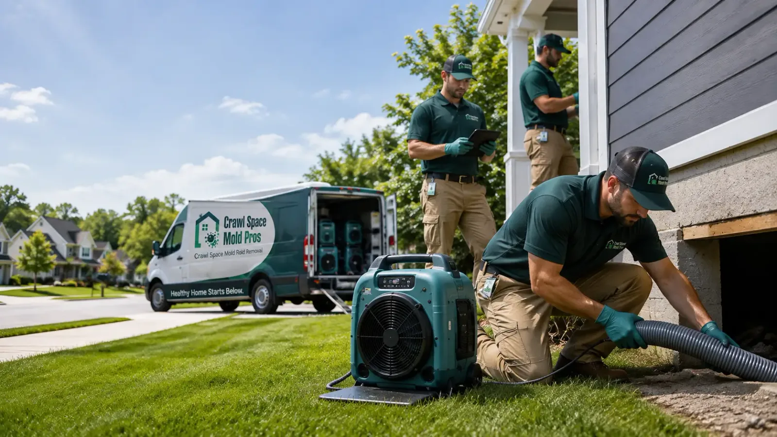 Crawl Space Mold Removal in North Star, MI